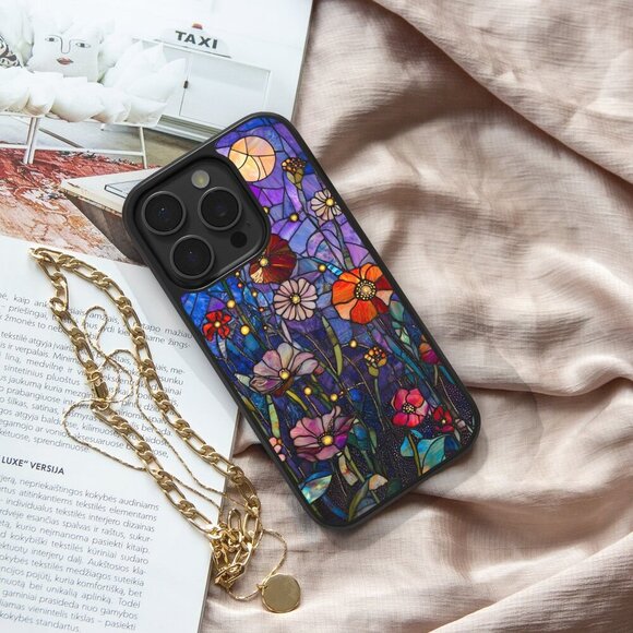 Floral Phone Cover – iPhone 16, 15 Pro, 14, Galaxy S25, S24, S24 Ultra, Pixel 9 - Picture 6 of 9